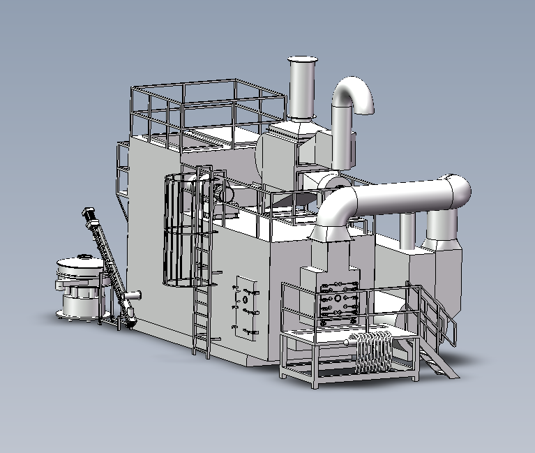 WSG系列臥式干燥機(jī)3D圖